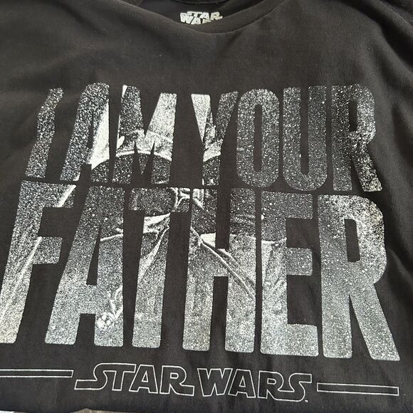 Star Wars Men’s Vader T-Shirt Cotton Short Sleeve I Am Your Father Black XL - Picture 2 of 6